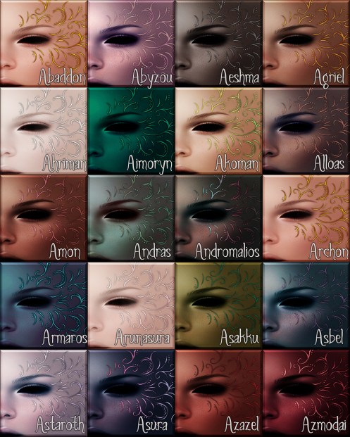 Draziele & Drazaren Color Swatches